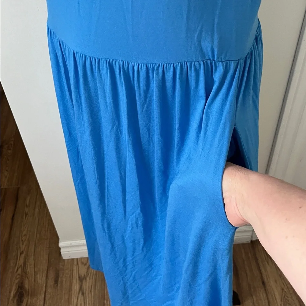 💗Blue Women's Dress - Picture 10 of 11
